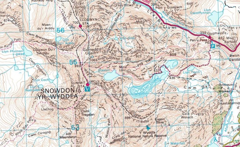 Snowdon Map Snowdon Mountain Walk | Healthy Active Lifestyles